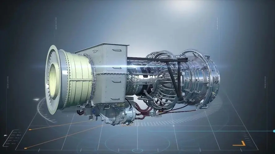 郑州三维动画展现燃气轮机内部杂乱的机械结构